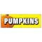 Signmission PUMPKINS BANNER SIGN patch halloween signs produce farm you pick gourd B-72 Pumpkins - alternate 1